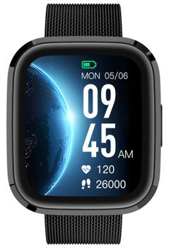 Smartwatch Garett GRC STYLE czarny na bransolecie. Smartwatch Garett na bransolecie. Zegarek Garett unisex. Smartwatch zegarek z bluetooth. Zegarek smartwatch z rozmowami. Zegarek z funkcjami sportowymi. Zegarek dla kobiety. Zegarek dla mężczy (6).jpg